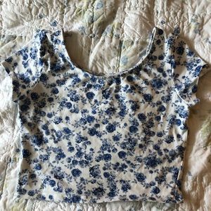 H&M Floral Crop top